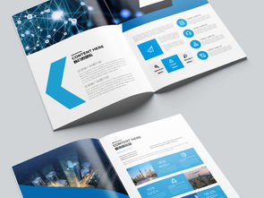 大氣藍(lán)色企業(yè)形象宣傳畫冊 專業(yè)設(shè)計(jì)與高清AI模板一站式獲取